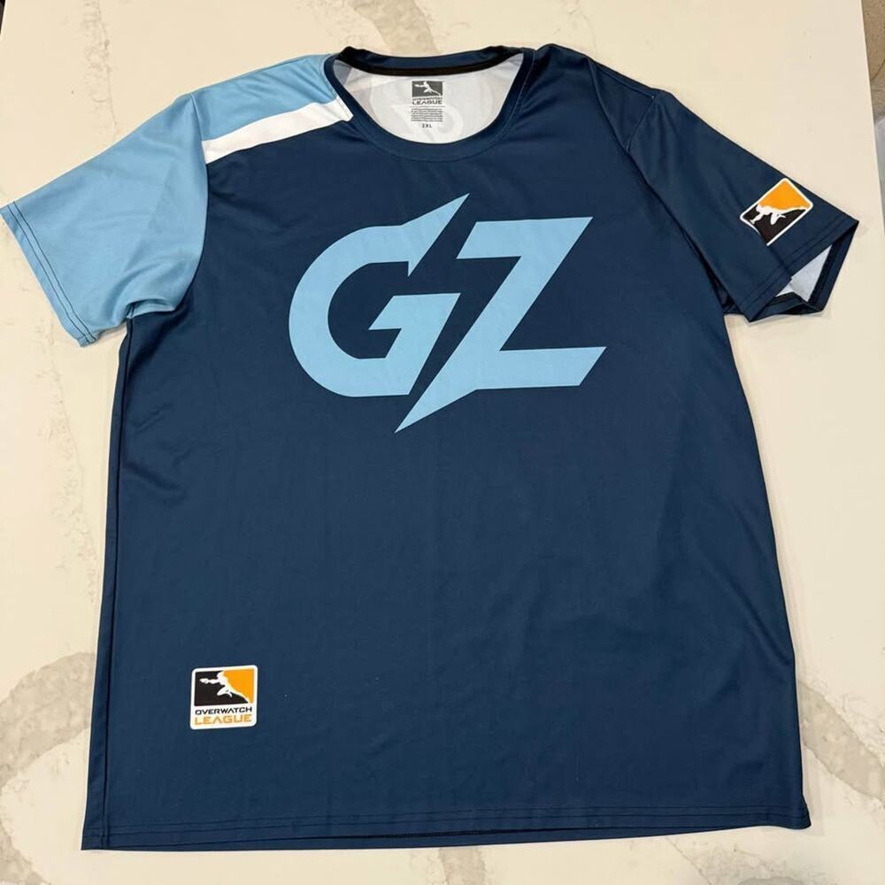 Guangzhou Charge Pro Overwatch League Jersey TShirt Mens 2XL Nav Blue GamingTeam